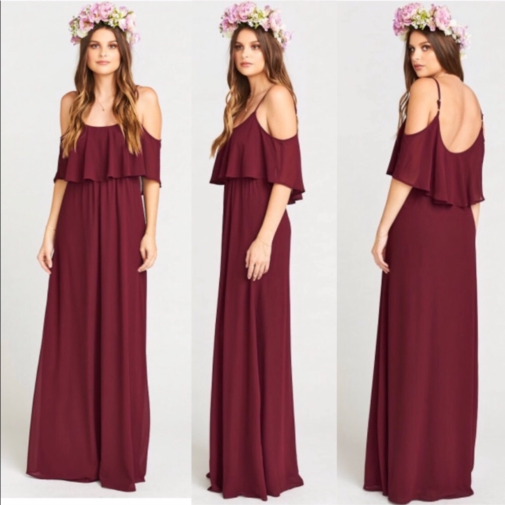 Deep purple maxi dress